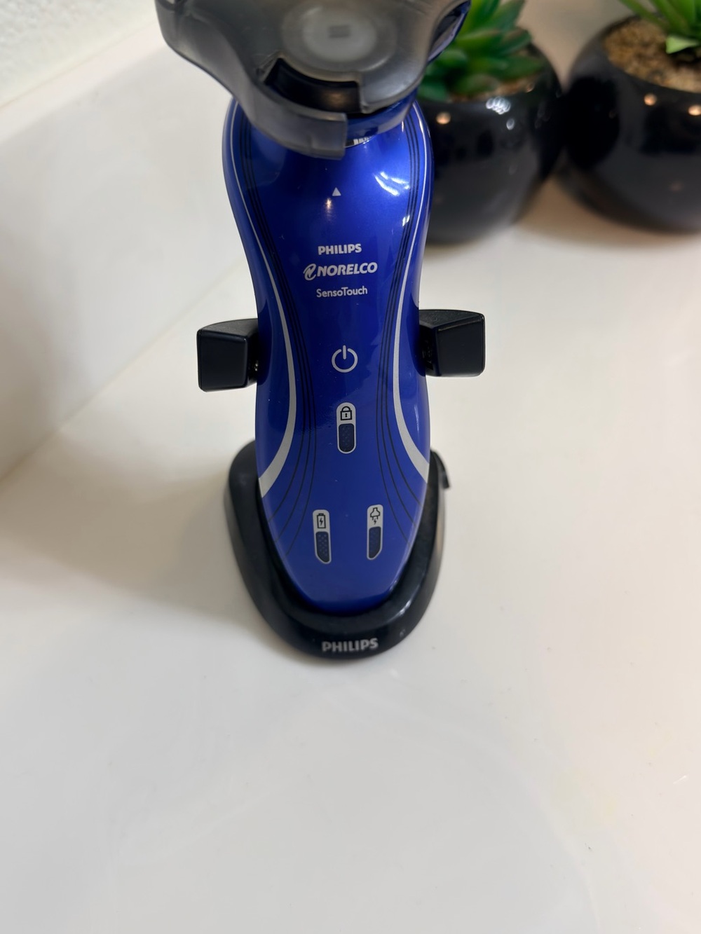 Philips Black Electric Grooming Device with Silver Accents